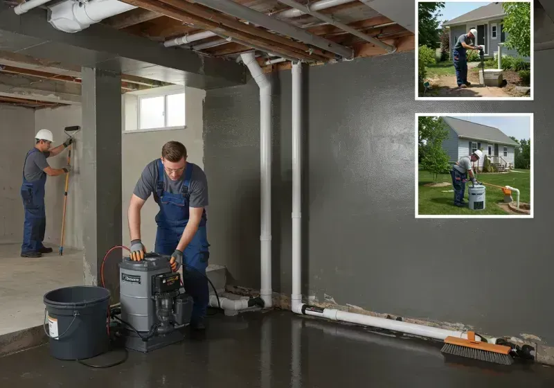 Basement Waterproofing and Flood Prevention process in Gordon County, GA